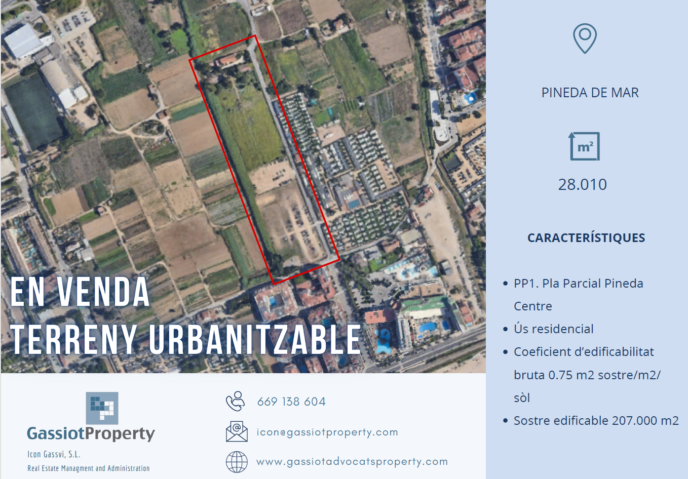 Foto Sòl urbanitzable en Venda (Pineda de Mar)